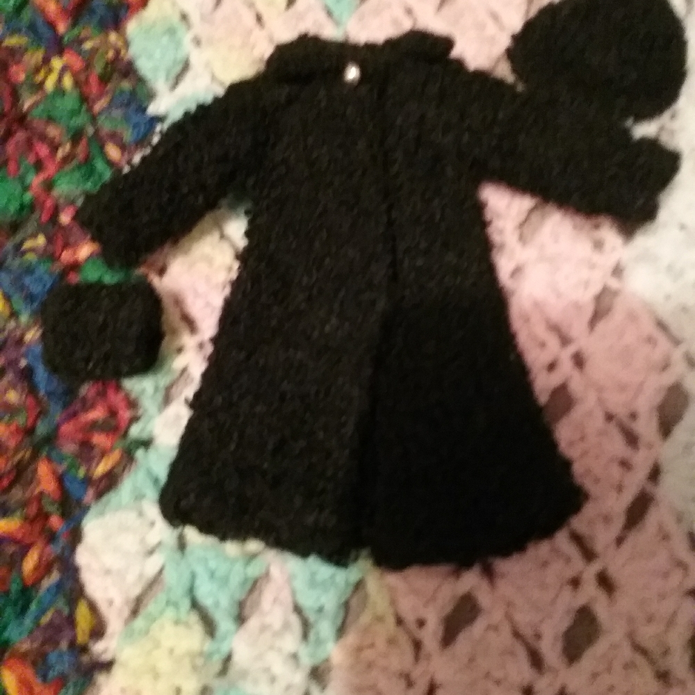Vintage Barbie  Black Coat Set